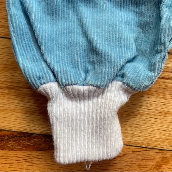 VINTAGE Infant corduroy overalls train embroidery - Picture 4 of 8